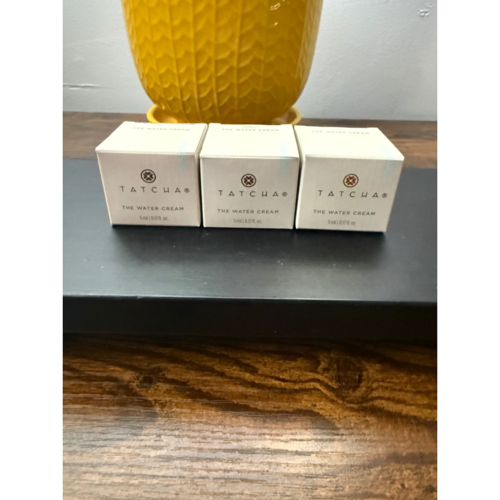 Tatcha The Water Cream Set of 3  5ml 0.17 fl oz Each Skincare Lot